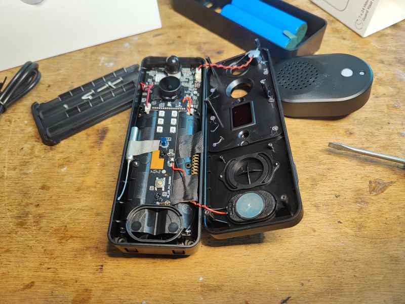 WiFi wireless video intercom - test, app and interior WiFi wireless video intercom - test, app and interior