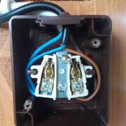 Connecting Cable from House to Gazebo: Socket to Switch to LED Lighting Installation