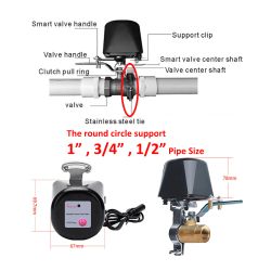 [BK7231T][WB3S] Tuya Smart Valve Controller (water switch)