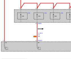 Fragment schematu elektrycznego ECU z bezpiecznikami F01–F03 i złączami X8680 oraz X60003