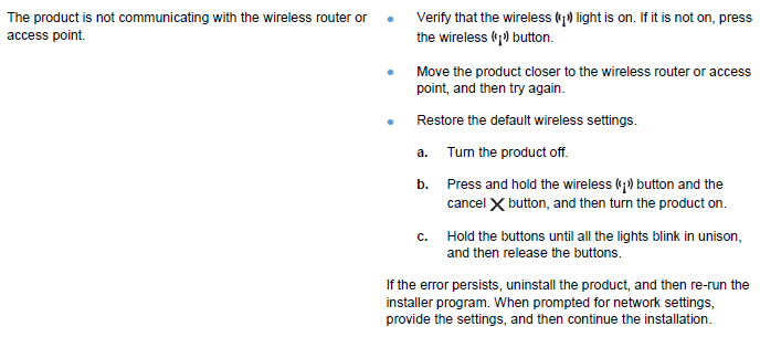 HP P1102W - brak połączenia wifi, niebieska dioda nie świeci, wymiana modułu?