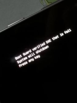 Samsung Galaxy TabPro S Boot Guard DXE Failure - Unable to Boot, System Shutdown Loop Samsung Galaxy TabPro S Boot Guard DXE Failure - Unable to Boot, System Shutdown Loop