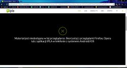 Ipla Browser Playback Error: Fix for Chrome, Firefox & Other Browsers (Issue Screenshot)