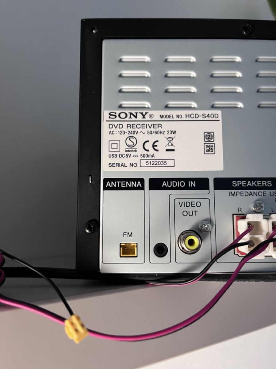 Improve Sony CMT-SBT100 Mini Tower Radio Reception: Antenna