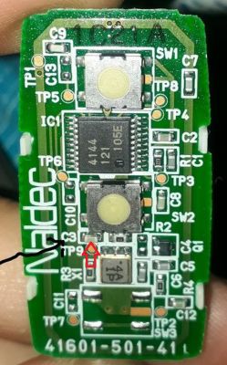 Mazda 626 - Pilot zamka centralnego nie działa. Brak kondensatora C3