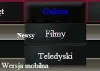 CSS/HTML - Menu rozwijane jest przykrywane przez elementy strony