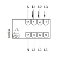 Licznik energii 3-fazowy ABB OD4165 - jak podłączyć?