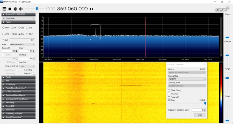 Porównanie dwóch odbiorników RTL-SDR Porównanie dwóch odbiorników RTL-SDR