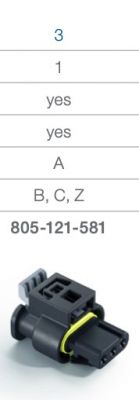 Zdjęcie złącza z oznaczeniem 805-121-581