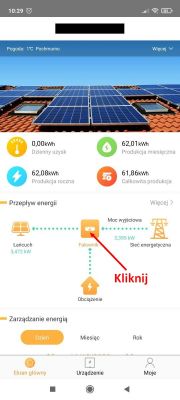 Huawei FusionSolar - złe wskazania produkcji energii