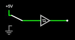Dip-switch podłączony do pinów wejściowych - tryb Power-down i przerwanie zewnętrzne PCINT0