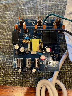 GHome WP9 Module - Circuit Board GHome WP9 module circuit board with electronic components and USB ports.