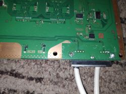 PS3 CECH 2503A wyłącza się po 1s - uszkodzona taśma POWER/EJECT?