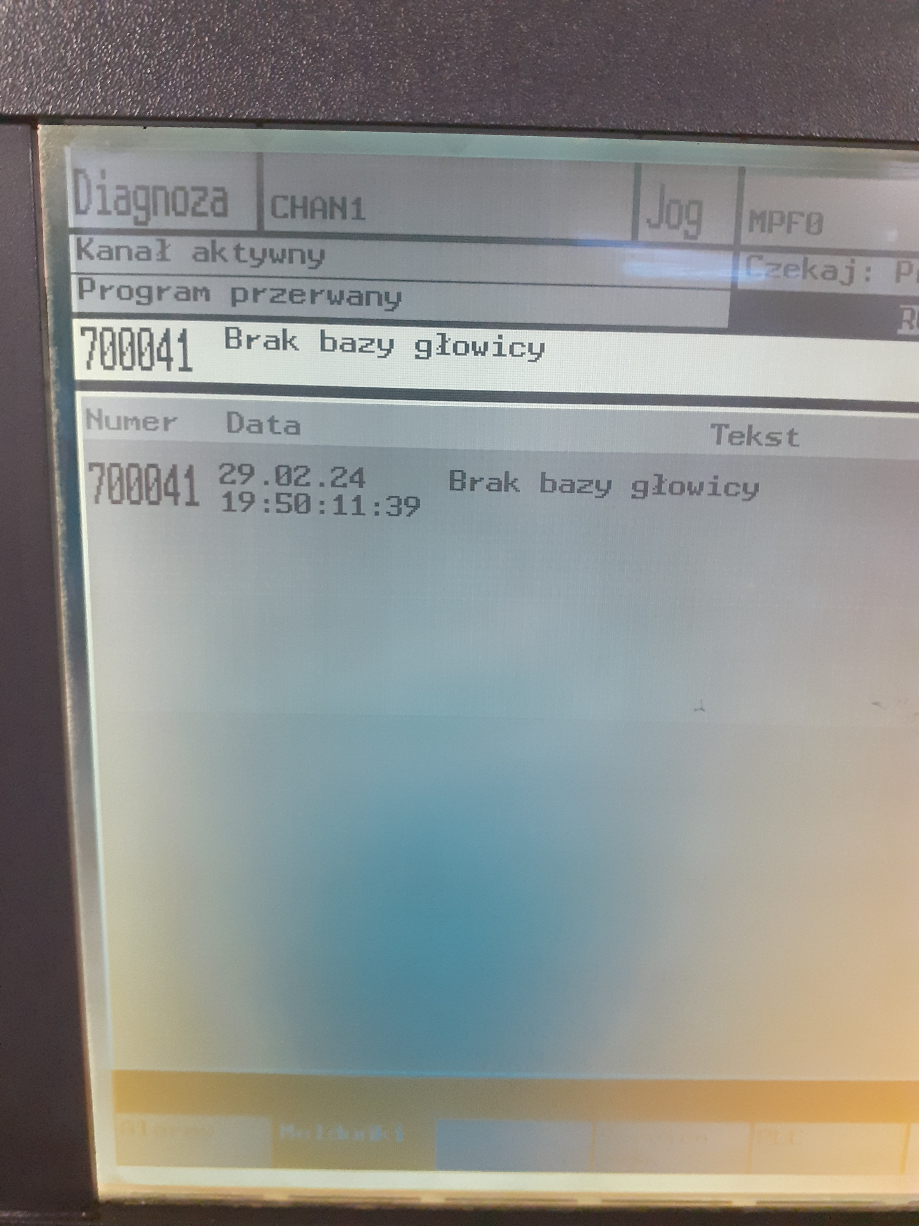 [Rozwiązano] Alarm 700041 w tokarce TEA 30P po wgraniu PLC i NC - jak ...