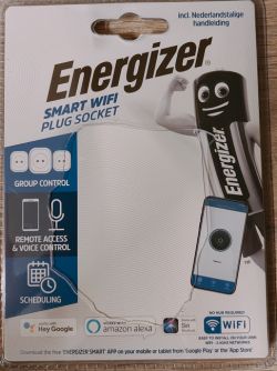 Energizer Smart WiFi Plug Packaging Energizer Smart WiFi Plug packaging.