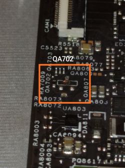Xiaomi Mi Air 13 - Component identification