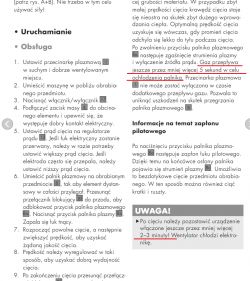 Instrukcja obsługi przecinarki plazmowej z zaznaczeniami.