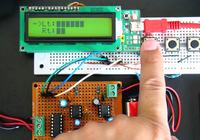 Cyfrowy potencjometr PIC18F2550 + DS1868 + LCD.