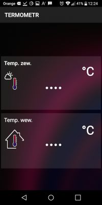 Pomiar temperatury z dwóch czujników DS18b20 po WiFi Pomiar temperatury z dwóch czujników DS18b20 po WiFi