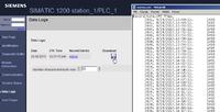 S7-1200 tworzenie (logowanie) danych - w plikach csv