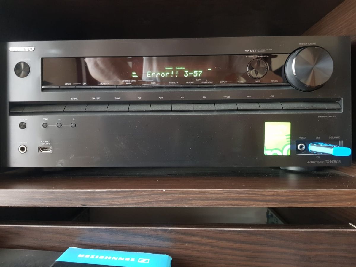Rozwiązano] Amplituner ONKYO TX-NR515 - niepowodzenie