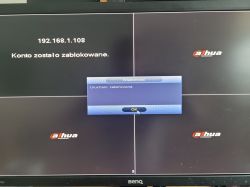 Rejestrator Dahua NVR2104-S2 + kamera Dahua IPC-HFW2531-S-S2 - offline