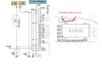 Nokia E50 - jak podciągnąć VIO (1,8V) do elementów L2401 i C2401?