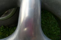 Polerowanie alufelg na "wysoki połysk" porównanie