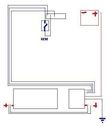 Schemat instalacji tuby i wzmacniacza