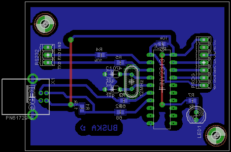 Прошивка attiny2313 через usb