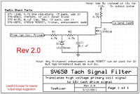 Suzuki SV - Układ do konwersji sygnału obrotomierza.