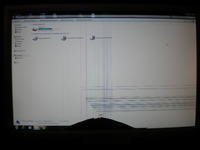 acer al2016w - pęknięcie na monitorze. czarne pole i kolorowe paski