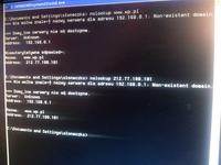 The computer connects to the network, but the internet is down.