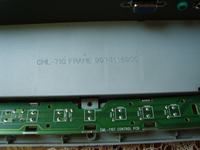 Monitor MyCom L710M - po burzy spalony scalak