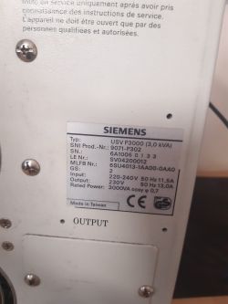 [Sprzedam] UPS SIEMENS USV P3000 (3,0 kVA)- Sprzedane