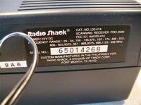 Radio Shack Pro 2040 VHF UHF Scanner Recieverr Manual