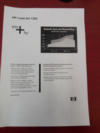 HP 1320 - gniecie papier nie zacina
