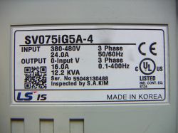 SV075iG5A-4 - schemat falownika, 2SK2225 zwarcie D16-C63 i układ U1