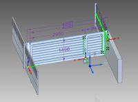 2-leaf gate with wicket function - different wing speeds - what drive ?? 2-leaf gate with wicket function - different wing speeds - what drive ??