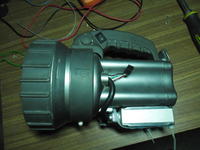 HID torch searchlight with halogen torch