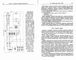 Skan strony z instrukcją techniczną generatora PAB 2-1/230 z schematem elektrycznym oraz opisami obwodów i regulacji.