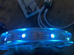 Illuminated RGB LED Strip Illuminated blue LED strip