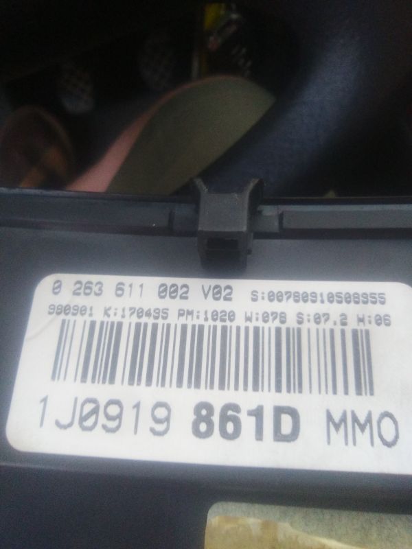 VW Golf 4 1.6 SR - Jak odczytać pin immo bez VCDS i VAG Commander?
