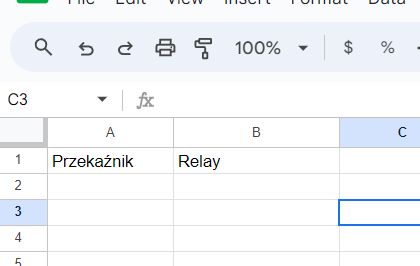 Google Sheet with translation function from Polish to English