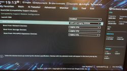 Widok ekranu BIOS z ustawieniami rozruchu na płycie głównej ASUS Prime B550M-A Wi-Fi II.
