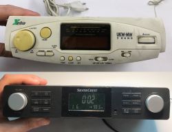 Kitchen radios from different eras - a comparison - SilverCrest SKR 800 C3 2018 vs URB 693A