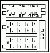 Connection of factory radio audi a4 b7 avant subwoofer and speakers