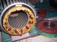 4kW generator with neodymium magnets for vertical power plant.