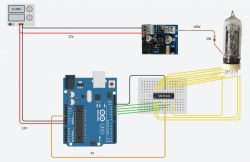 Arduino Uno jako odtwarzacz MP3 z lampami nixie - jak zmniejszyć wyprowadzenia?