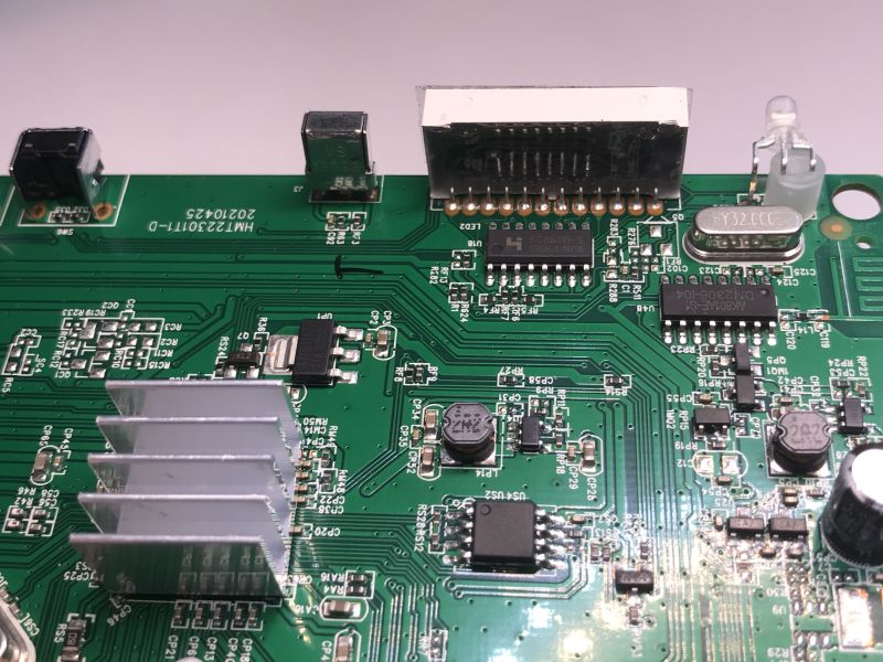 The interior of the DVB-T2 Ferguson Ariva T75 receiver, DIY potential The interior of the DVB-T2 Ferguson Ariva T75 receiver, DIY potential